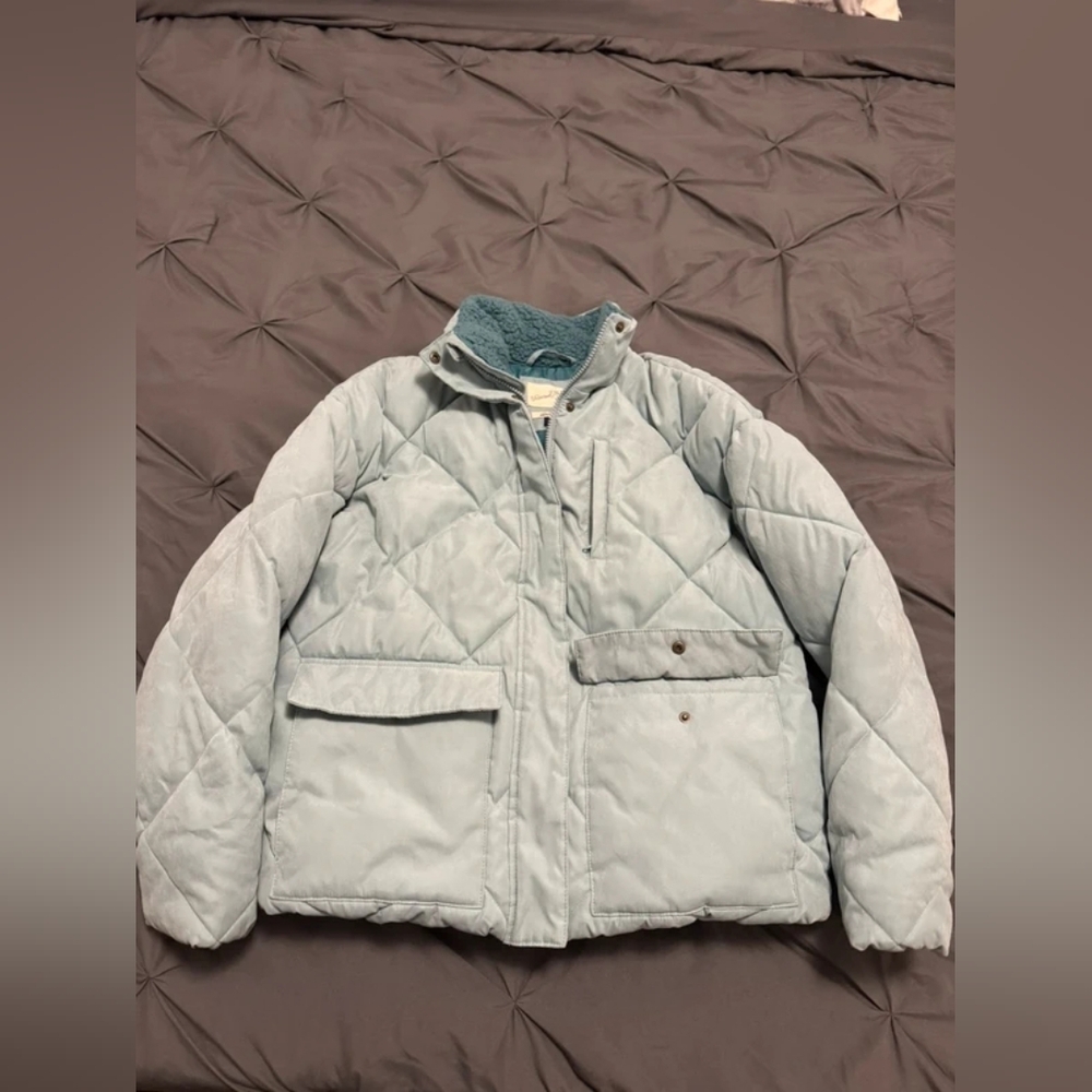 Universal Thread Kids Gray Puffer Jacket